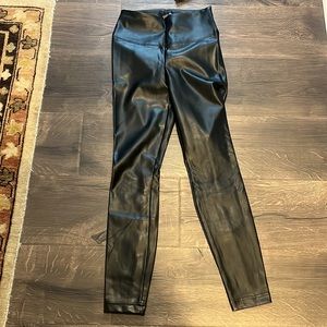 NWT White House Black Market faux leather leggings OS